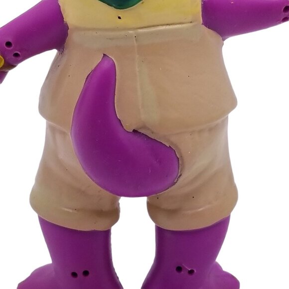 VTG BARNEY Figure Purple Dinosaur 1993 Lyons Group Safari Explorer 4" PVC Toy - Picture 9 of 12